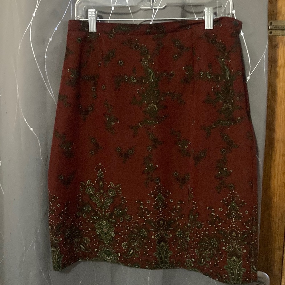Notations LP paisley boho skirt